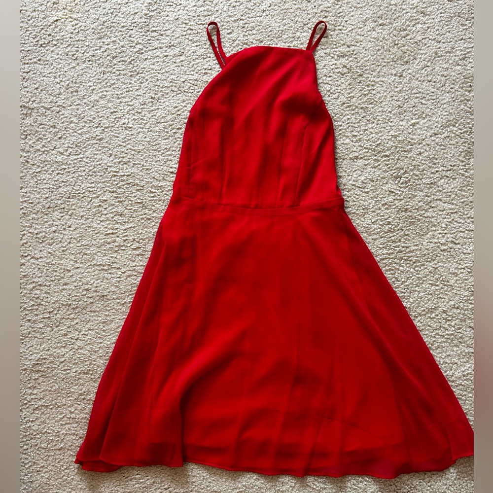 Lulus Red Cocktail Dress
